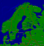 Skandinavien Städte + Grenzen 765x800